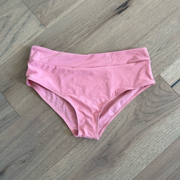 Unbranded Other - Unbranded Womens Blush Pink High Waist Brief Bikini Swimsuit Bottoms NWOT Sz XL